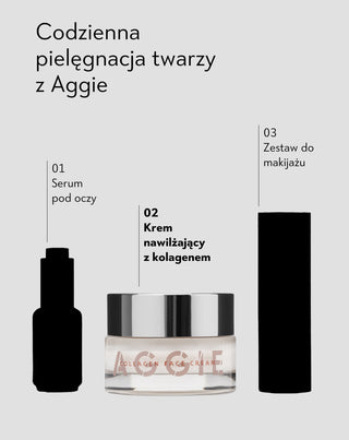 Krem do cery dojrzałej z kolagenem, kwasem hialuronowym i witaminą E dla kobiet 50+ Aggie