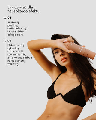 Samoopalacz w piance do ciała dla każdej karnacji 155 ml Body Tones