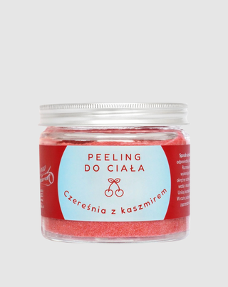 Soczysty peeling cukrowy Czereśnia z Kaszmirem Bracia Mydlarze - 1