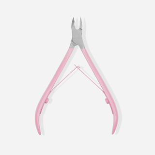 Profesjonalne cążki do skórek 5mm z satynowym różowym uchwytem You Beauty