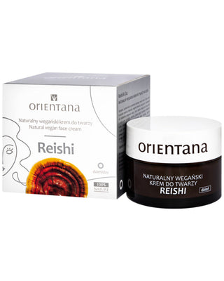 Naturalny wegański krem do twarzy na dzień z grzybami reishi Orientana