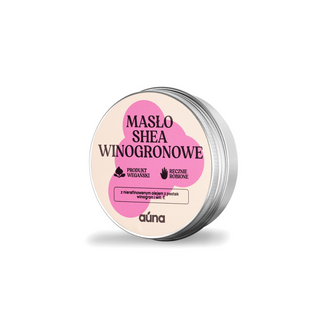 Masło shea o zapachu winogronowym z witaminą E nawilżające i ujędrniające Auna