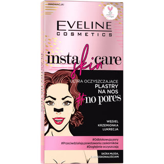 Ultra oczyszczające plastry na nos insta skin care Eveline