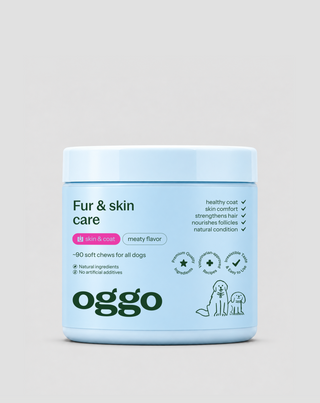 Suplement na sierść i skórę dla psa Fur & Skin Oggo 180 g - 1