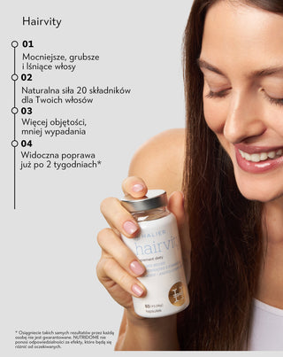Tabletki na wypadanie i porost włosów dla kobiet Hairvity Halier 60 kapsułek