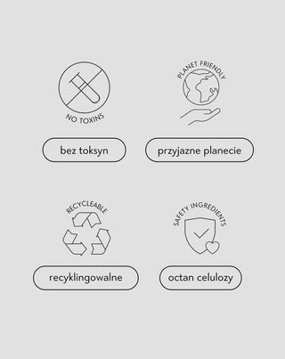 Zestaw dużych klamer do włosów – perłowa i czarna Twisty 2 szt