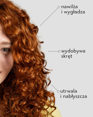 Zestaw pianka + krem do loków do wydobycia skrętu i stylizacji włosów kręconych i falowanych Twisty