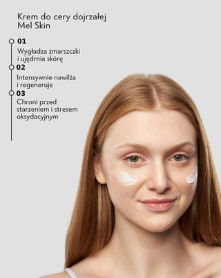 Odmładzający krem do cery dojrzałej z koenzymem Q10 i witaminą E Mel Skin_3