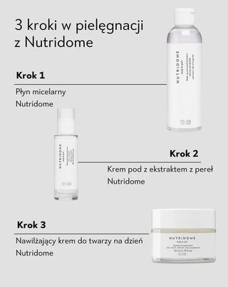 Nawilżający krem do twarzy na dzień przeciwzmarszczkowy z olejem makadamia Nutridome