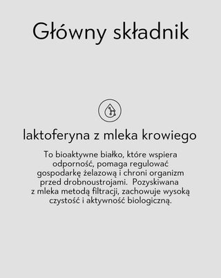 Laktoferyna na trawienie, odporność i wchłanianie żelaza Nutridome 60 kapsułek - 5