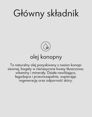 Naturalna maść konopna nawilżająca do skóry suchej i na egzemę Saint Éternité