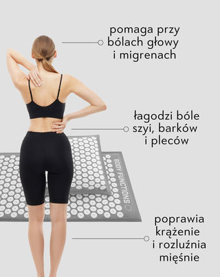 Mata do akupresury z kolcami i poduszką duża Body Functions