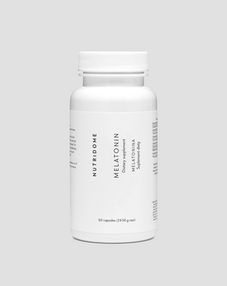Melatonina na sen 1 mg w kapsułkach wspierająca zasypianie i zdrowy sen Nutridome 60 kaps. - 1