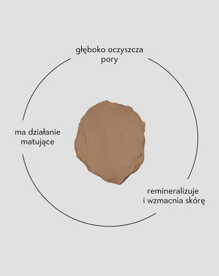 Glinka ghassoul oczyszczająca, ujędrniająca i wygładzająca do cery tłustej, normalnej Mel Skin_2