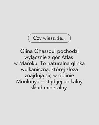 Glinka ghassoul oczyszczająca, ujędrniająca i wygładzająca do cery tłustej, normalnej Mel Skin_3