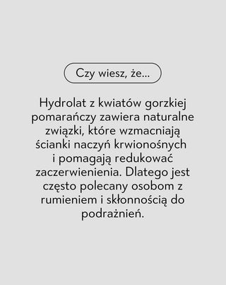 Nawilżający hydrolat z kwiatów gorzkiej pomarańczy do twarzy, włosów i ciała Mel Skin_1