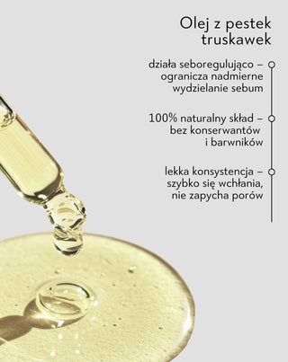 Olej z pestek truskawek redukujący łojotok Mel Skin_1