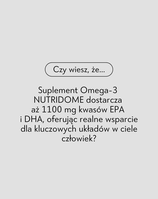 Omega-3 Nutridome na odporność i prawidłowe funkcjonowanie mózgu, serca i widzenia 660 mg EPA 440 mg DHA/dzień 60 szt. - 6
