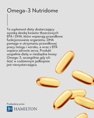 Omega-3 Nutridome na odporność i prawidłowe funkcjonowanie mózgu, serca i widzenia 660 mg EPA 440 mg DHA/dzień 60 szt. - 3
