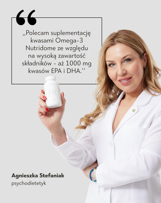 Omega-3 Nutridome na odporność i prawidłowe funkcjonowanie mózgu, serca i widzenia 660 mg EPA 440 mg DHA/dzień 60 szt. - 4