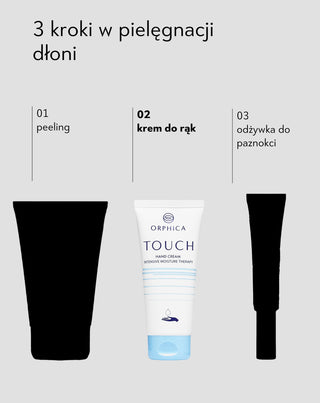 Krem nawilżający do bardzo suchych rąk z mocznikiem, pantenolem i witaminą E Touch Orphica_1
