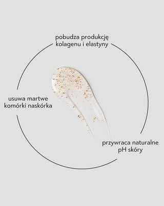 Peelingujący żel do mycia twarzy dla mężczyzn z kwasem mlekowym Monolit