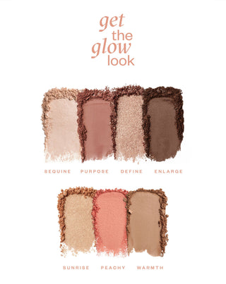 Wielozadaniowa paleta do makijażu twarzy i oczu get the glow look Paese 1 - 2
