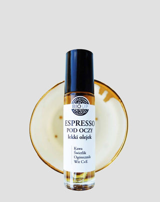 Lekki olejek pod oczy anti-aging ze świetlikiem i olejem ogórecznika Espresso BIOUP
