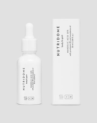Kwas migdałowy 30% serum do twarzy rewitalizujące z prowitaminą b5 i olejem makadamia Nutridome
