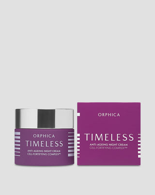 Krem do twarzy nawilżający na noc z wąkrotą azjatycką do cery 40+ Timeless Orphica