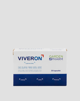 Kapsułki na libido i potencję z żeń-szeniem i buzdygankiem naziemnym Viveron GardenPharm 30 kapsułek