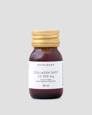 Kolagenowy shot w płynie 12 000 mg z witaminami, suplement diety Nutridome 30 ml - 1