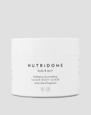 Cukrowy peeling scrub do ciała wygładzający skórę Nutridome 250 g - 1
