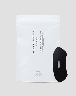 Plastry na usta przeciw chrapaniu z naturalnego jedwabiu bambusowego Nutridome 30 szt. - 1