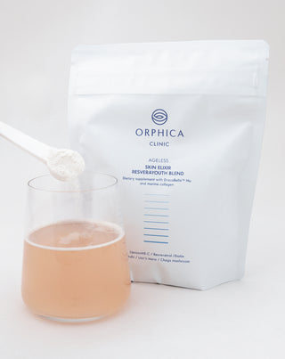 Kolagen rybi 5000 mg na skórę - poprawa jędrności, elastyczności i gęstości skóry odbudowa ceramidów Orphica, 240 g - 2