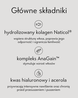Kolagen do picia w proszku hydrolizowany Naticol na porost włosów z biotyną Hydrocollagen Twisty - 4