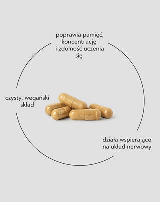 Soplówka Jeżowata Mel Skin tabletki z ekstraktem Lion’s Mane na pamięć i pracę mózgu 60 kapsułek_2