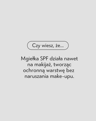 Lekka mgiełka ochronna do twarzy SPF 50 ochrona UVB, UVA w sprayu Nutridome - 3