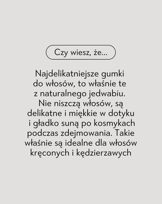Zestaw czarnych jedwabnych gumek do włosów z 100% naturalnego jedwabiu Twisty 3 szt.