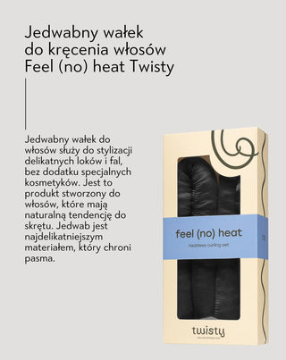 Jedwabny wałek do kręcenia włosów bez użycia ciepła Feel (no) heat Twisty - 3