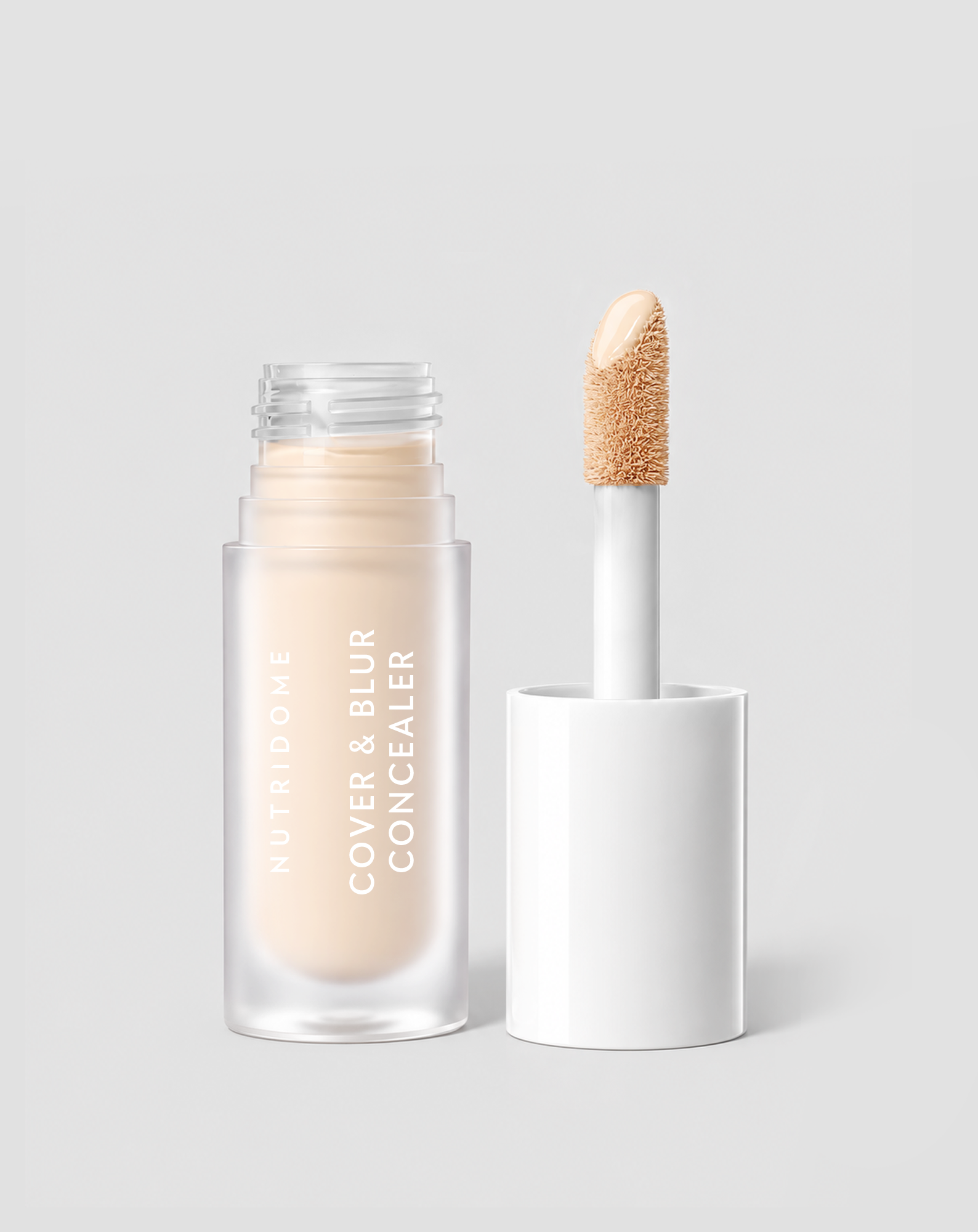 Korektor kryjąco-wygładzający pod oczy i na twarz z witaminą C na cienie i przebarwienia Nutridome 5 ml - 01 Ivory Clean - 2