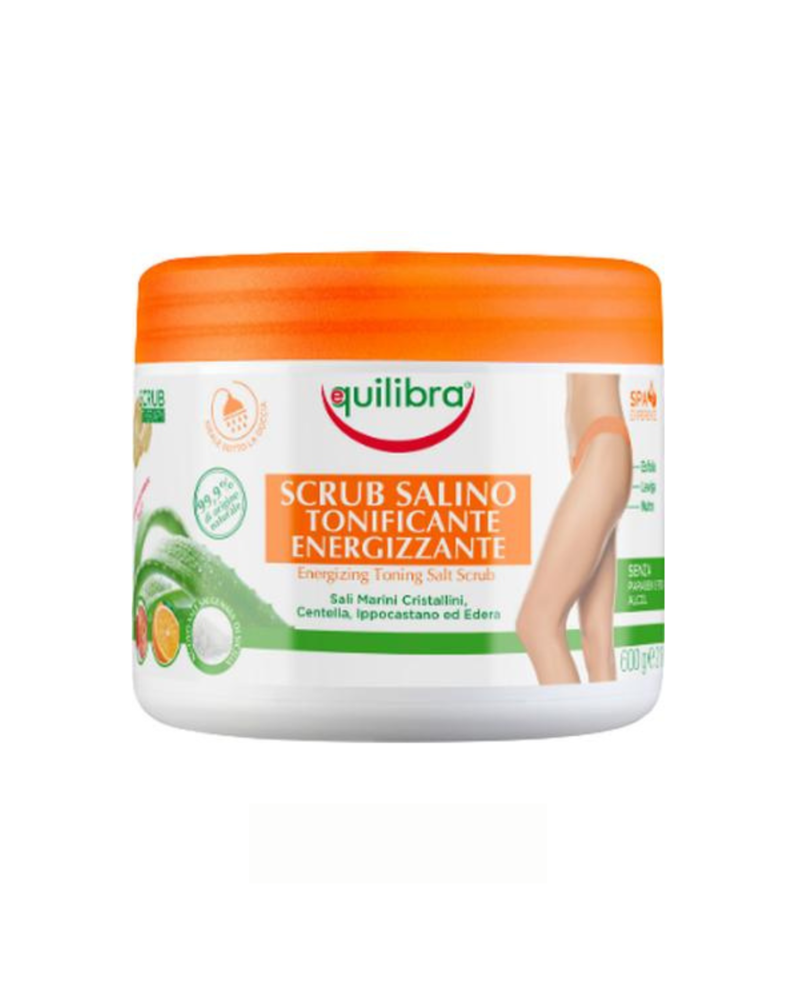 Tonizujący peeling solny do ciała z efektem chłodzącym Equilibra - 1