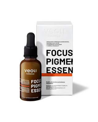 Serum na przebarwienia skóry z niacynamidem i witaminą c Focus pigmentation essence Veoli Botanica