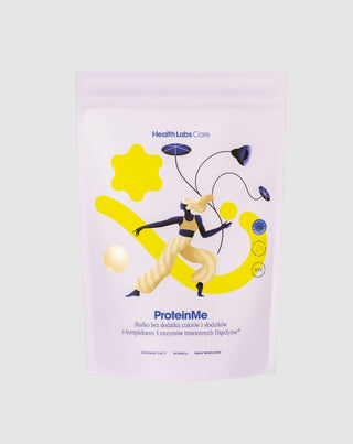 Białko WPC z enzymami trawiennymi o smaku waniliowym ProteinMe Health Labs Care