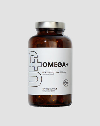 Suplement Up Omega+ UP Nienasycone kwasy tłuszczowe Omega-3 Health Pharma 120 kapsułek - 1