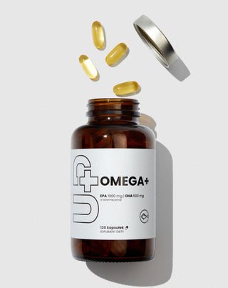 Suplement Up Omega+ UP Nienasycone kwasy tłuszczowe Omega-3 Health Pharma 120 kapsułek - 2