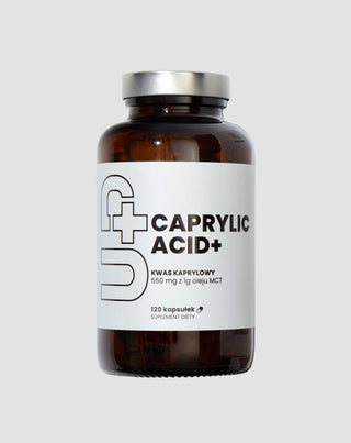 Suplement UP Caprylic acid+ dla wsparcia komfortu trawiennego i zdrowia jelit UP Health Pharma 120 kapsułek - 1