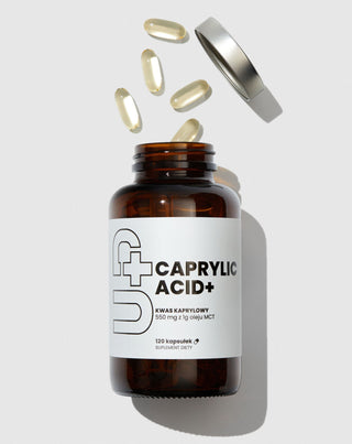 Suplement UP Caprylic acid+ dla wsparcia komfortu trawiennego i zdrowia jelit UP Health Pharma 120 kapsułek - 2