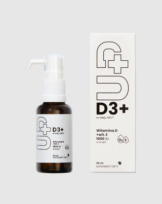 Suplement Up D3+ Witamina D3 w kroplach dla wsparcia odporności i kości Up Health Pharma