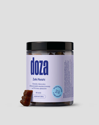 Żelki z ekstraktem z grzyba Reishi 60 szt. Doza - 3